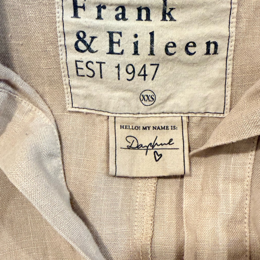Frank & Eileen DAPHNE Sleeveless Popover Dress size XXS - Picture 10 of 11